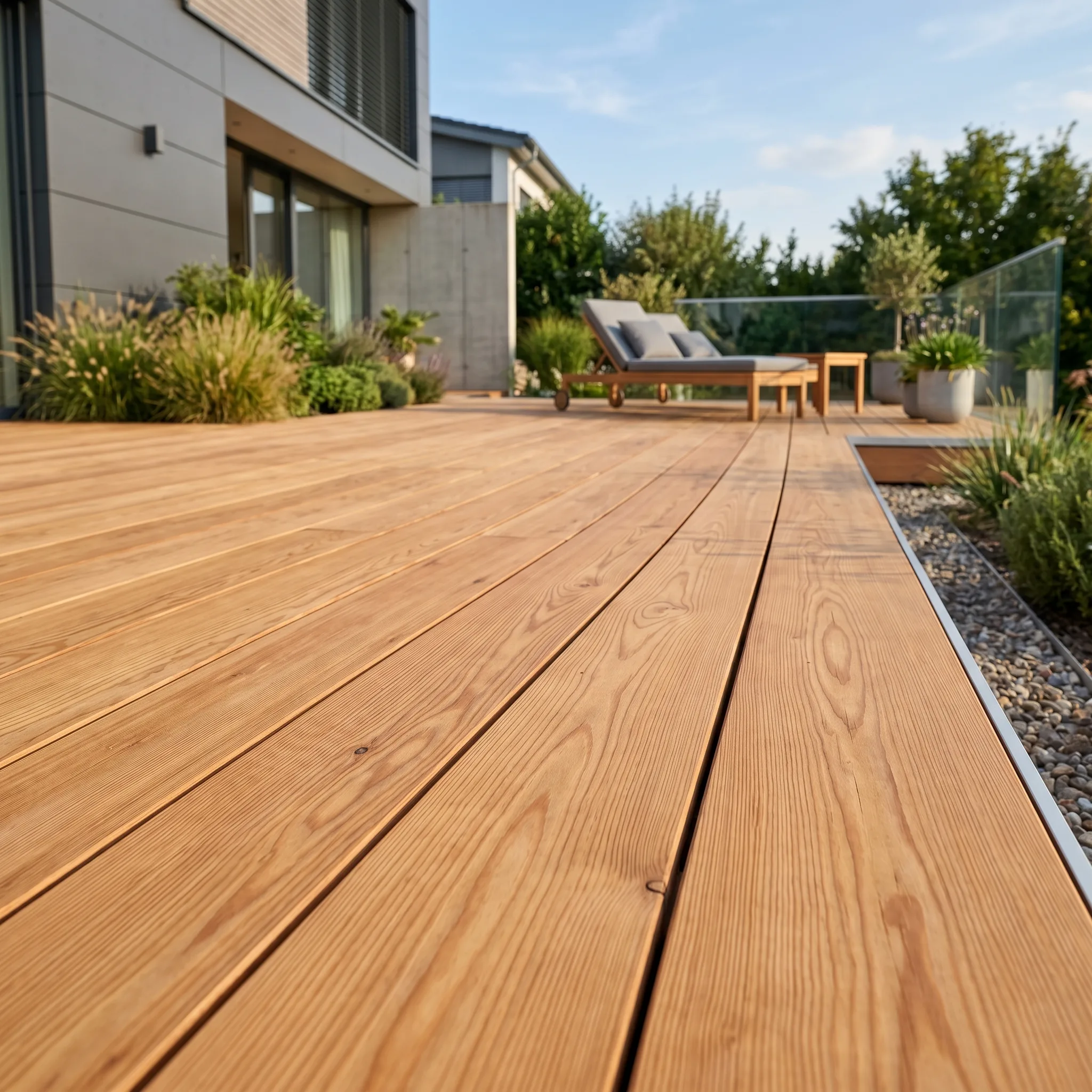 Massivholzterrasse